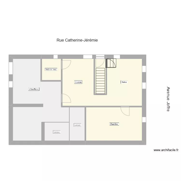 1er &eacute;tage. Plan de 