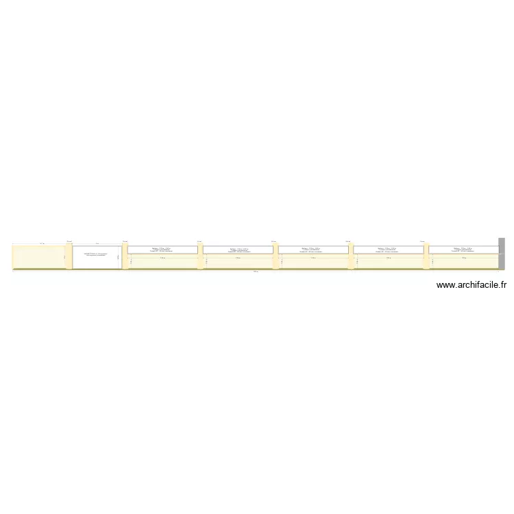 DEROUBAIX. Plan de 6  et 39 m²