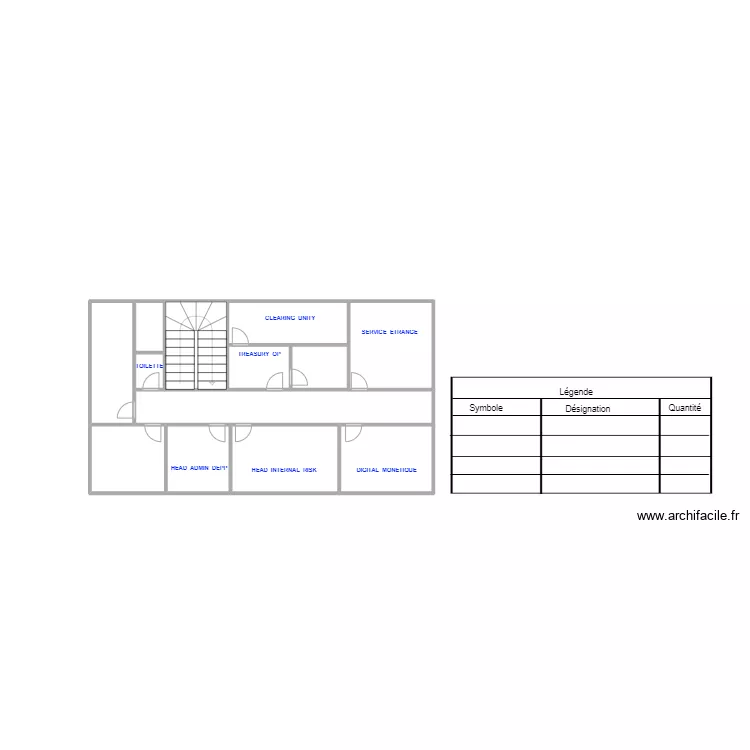  AKWA ETAGE1'. Plan de 