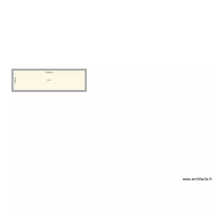 Plan Machecoul Maison Véranda Atelier. Plan de 1 Pièce et 28 m² Plan Machecoul Maison Véranda Atelier. Plan de 1 Pièce et 28 m²