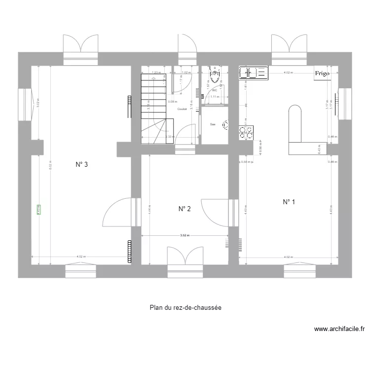 Maison club - Comptoir. Plan de Maison club - Comptoir. Plan de