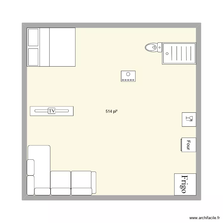 Chalet 24x24. Plan de 