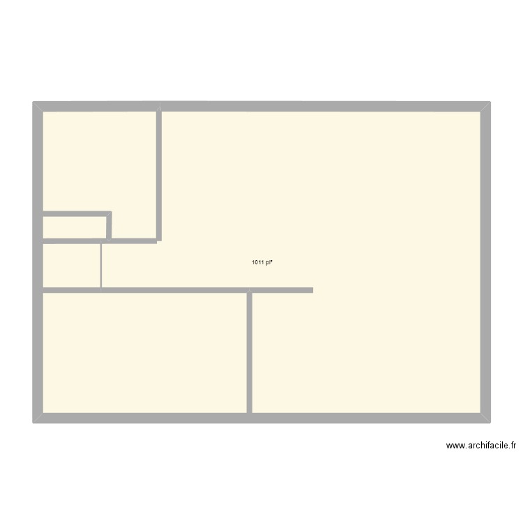 maison 28x40-2. Plan de 1 pièce et 94 m2