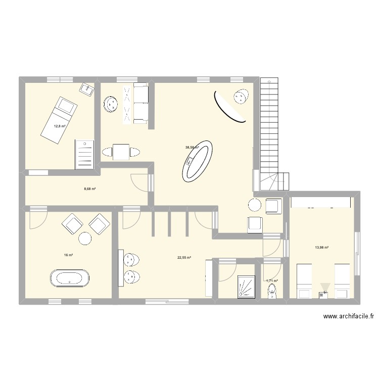 PRO. Plan de 0 pièce et 0 m2