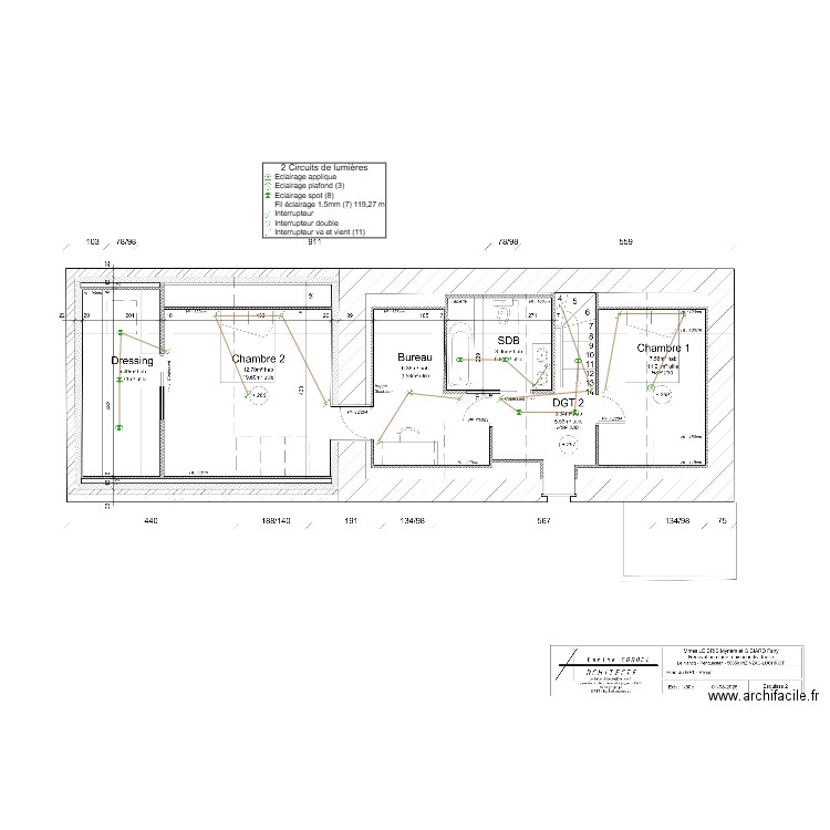 LE BRIS - GIBIARD étage Lumière. Plan de 0 pièce et 0 m2