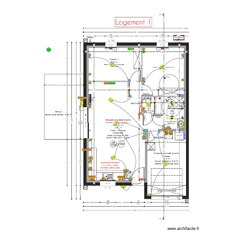 GUIBERT LOG 1 ELEC. Plan de 0 pièce et 0 m2