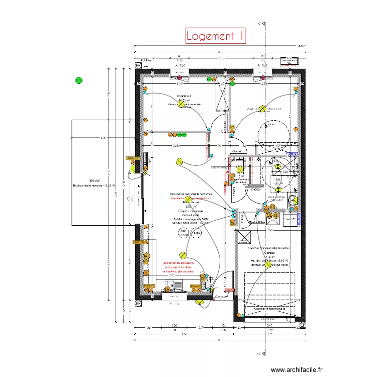 GUIBERT LOG 1 ELEC. Plan de GUIBERT LOG 1 ELEC. Plan de