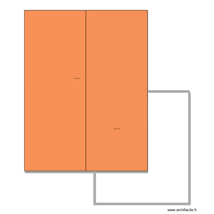 PLAN MAISON. Plan de 2  et 174 m²
