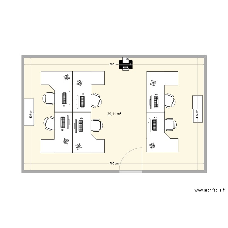 Bureau STM F42. Plan de 0 pièce et 0 m2