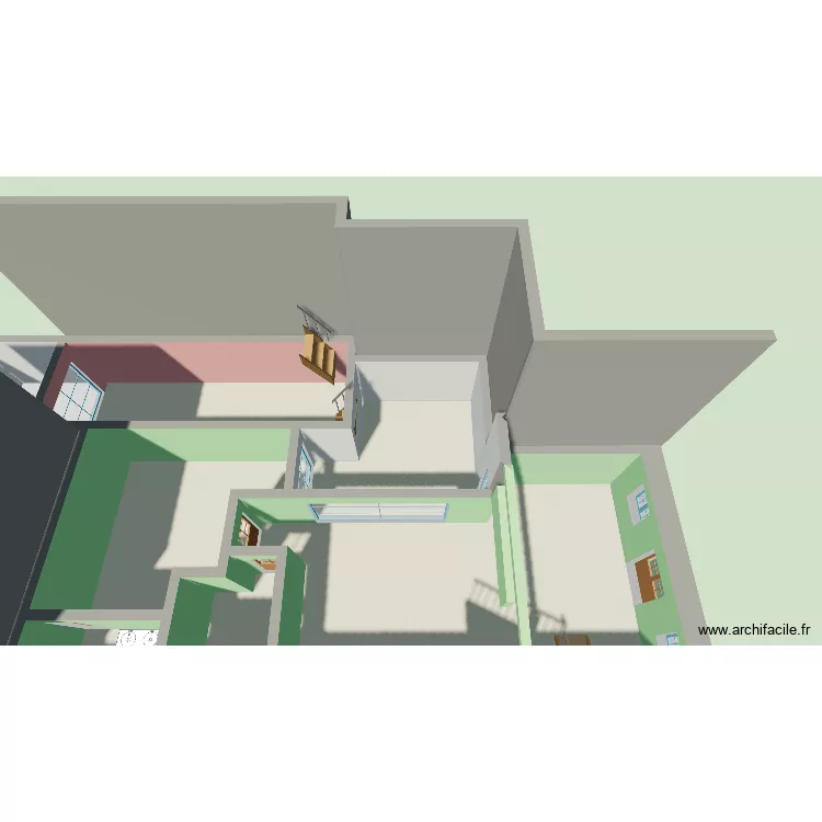 Casa 4. Plan de 23  et 343 m²