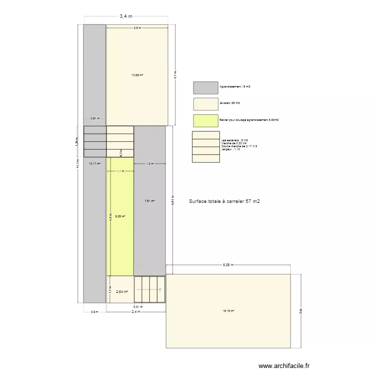 Terrasse Collet. Plan de 