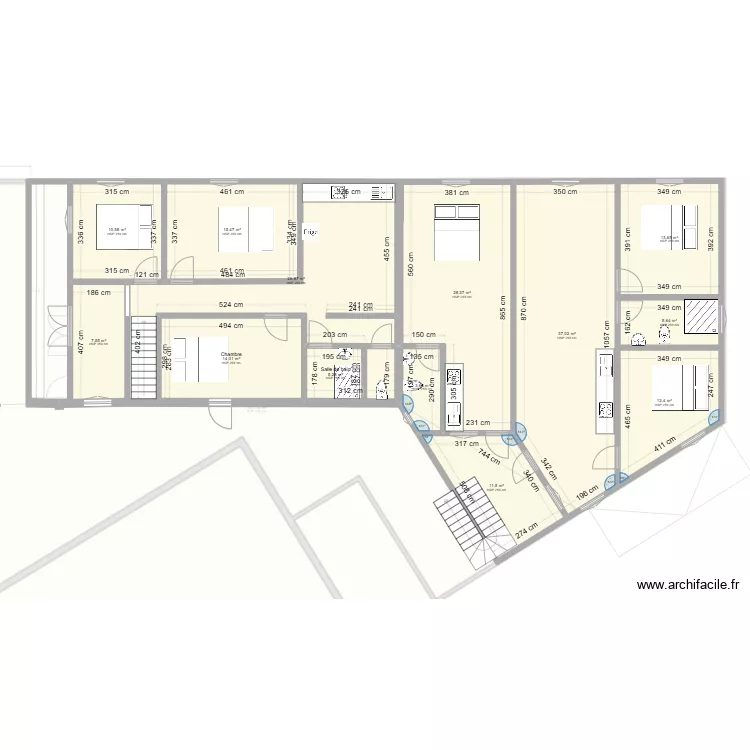 Diégo Maison Escalier mur cloture. Plan de Diégo Maison Escalier mur cloture. Plan de