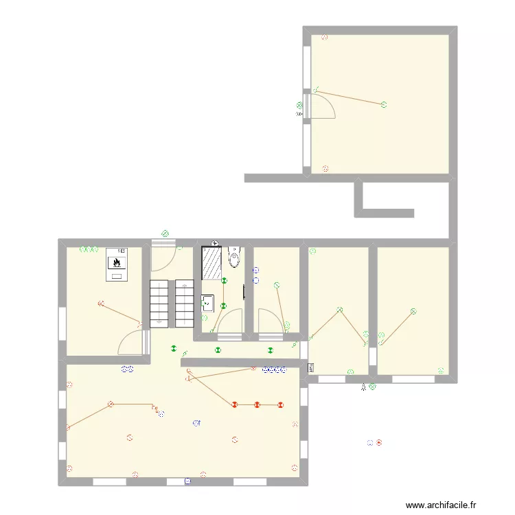 plan serge rdc. Plan de 