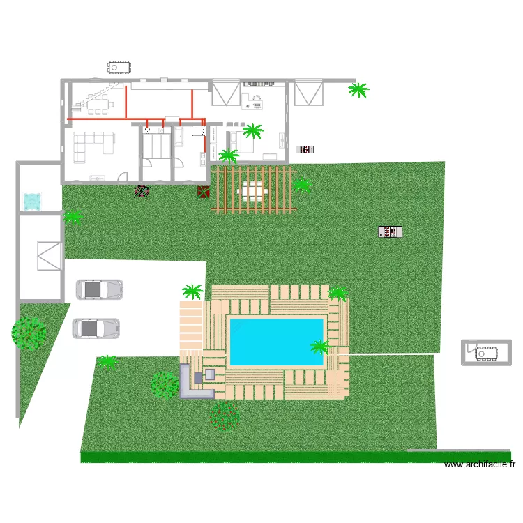 Maison tonton 0.4. Plan de 11 Pièces et 317 m²