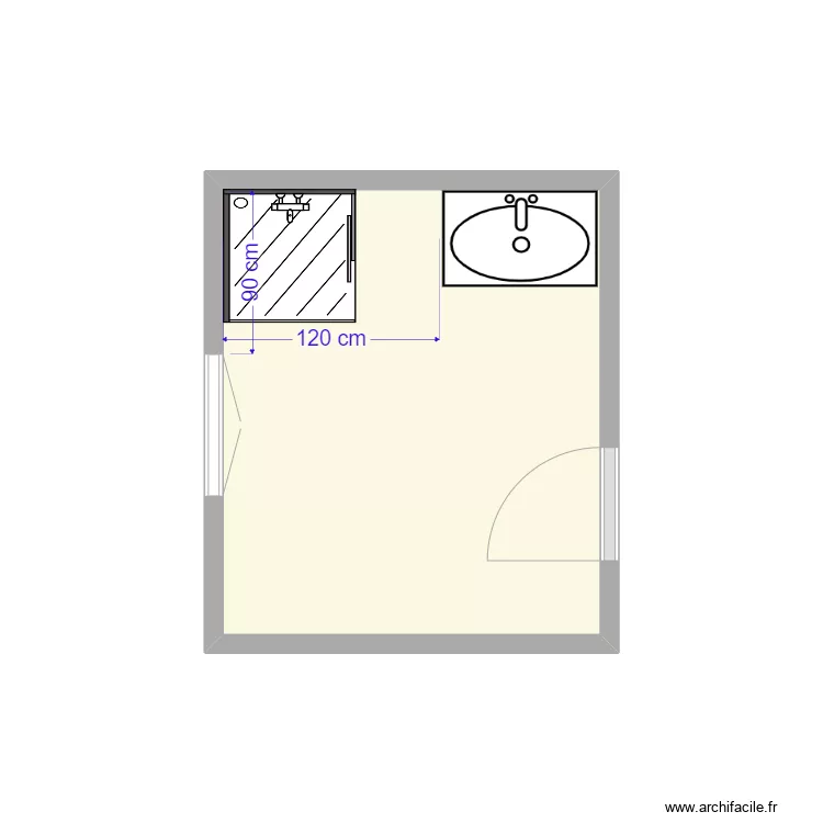 11-09 MENZLI avant travaux. Plan de 