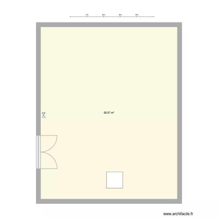 Joel. Plan de 1  et 86 m²