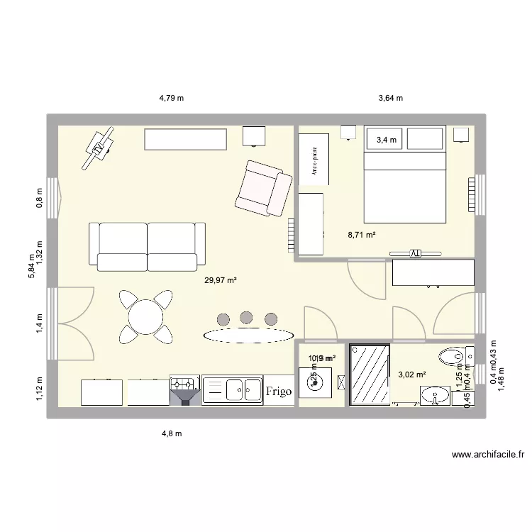 Plan vide 1. Plan de 