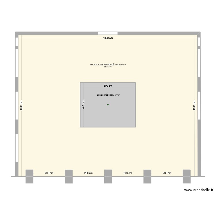 d'Avout - Manège. Plan de 2 pièces et 226 m2