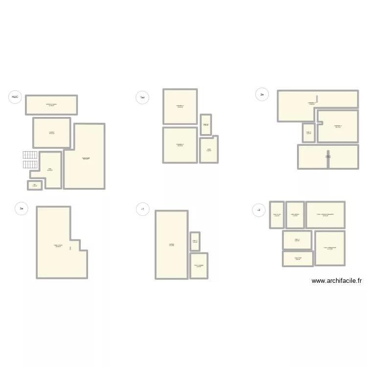 Trou-de-la-Faunette. Plan de 23 et 287 m² Trou-de-la-Faunette. Plan de 23 et 287 m²