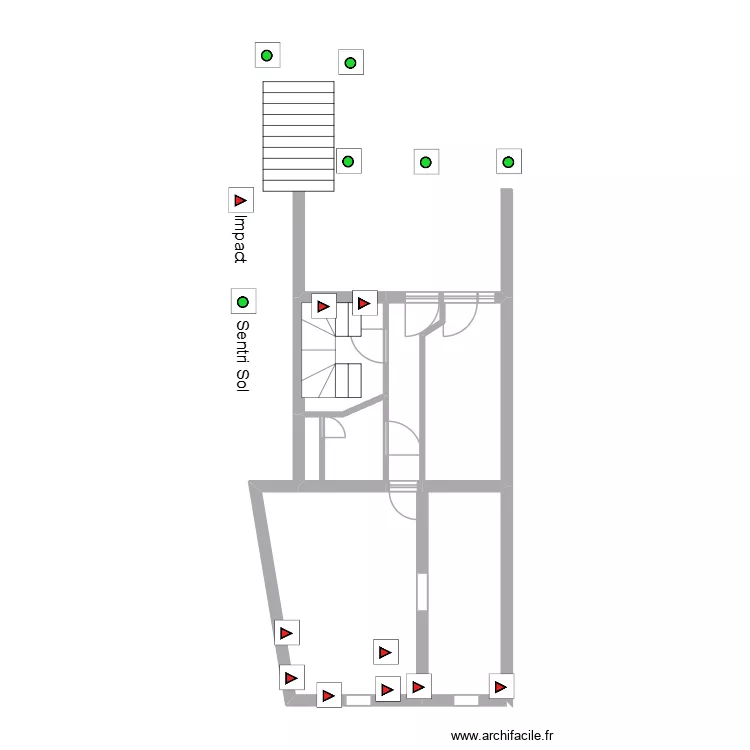 ROZENBERG. Plan de 7  et 43 m²