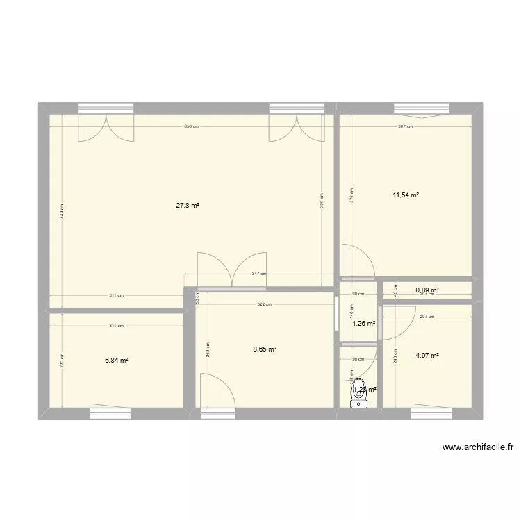 Quiberon (plan rdc). Plan de Quiberon (plan rdc). Plan de