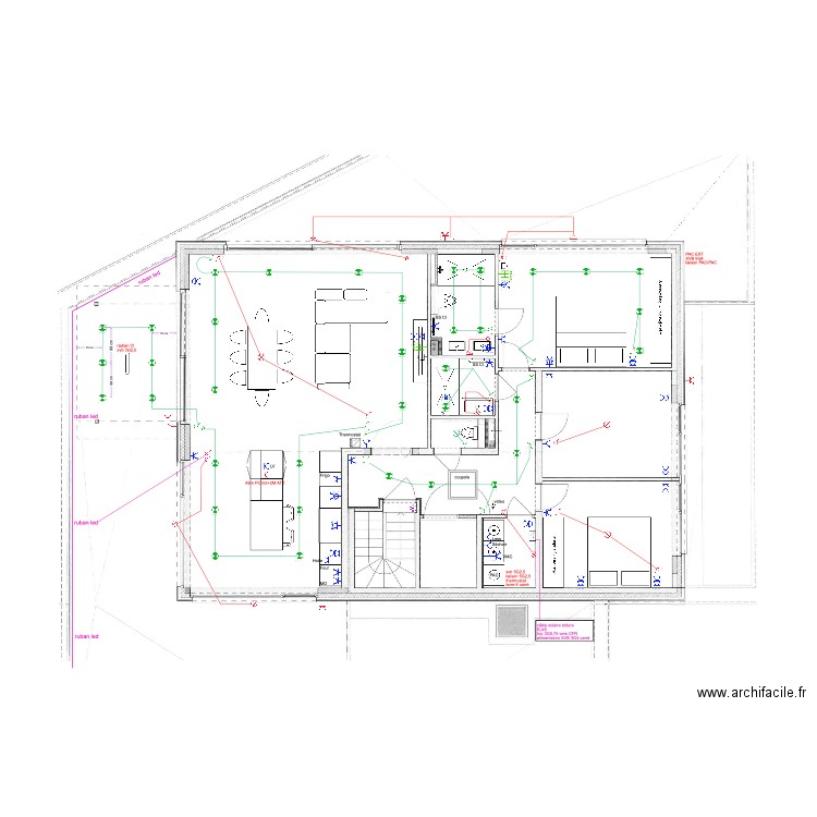 FBG appartement bloc A version non vendu. Plan de 0 pièce et 0 m2