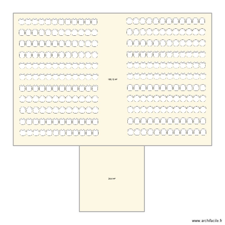 LEPIC 2. Plan de 2 pièces et 175 m2