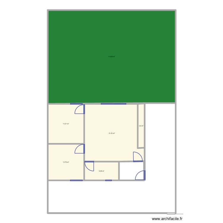 MAISON. Plan de 0 pièce et 0 m2