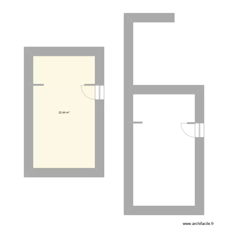 Appartement m&ecirc;me . Plan de 