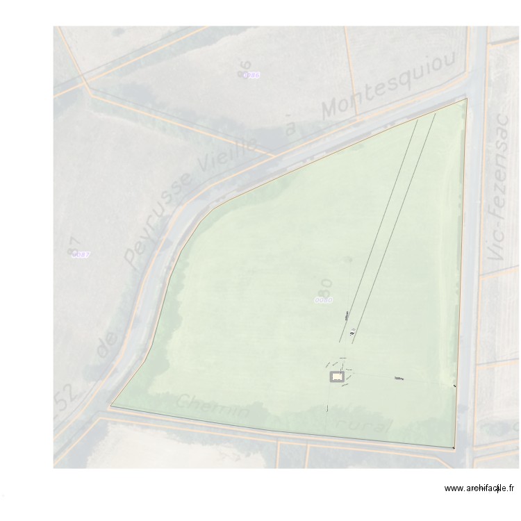 nouveau plan autorisation travaux 01. Plan de 2 pièces et 52 m2