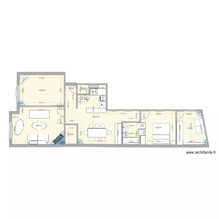 LORILLEUX 7. Plan de 