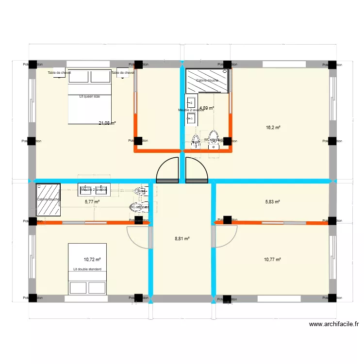 babicde vlora. Plan de 8 pièces et 84 m² babicde vlora. Plan de 8 pièces et 84 m²