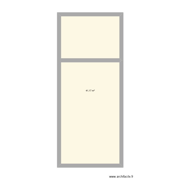 Jujurieux. Plan de 1 pièce et 41 m2