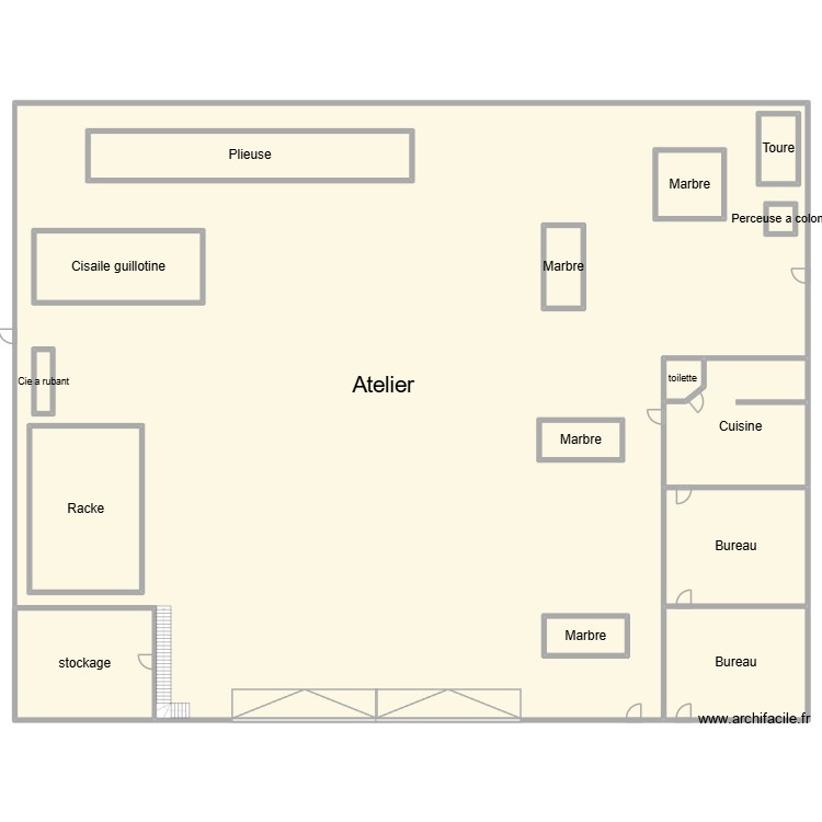 Atelier DG soudure. Plan de 0 pièce et 0 m2 Atelier DG soudure. Plan de 0 pièce et 0 m2