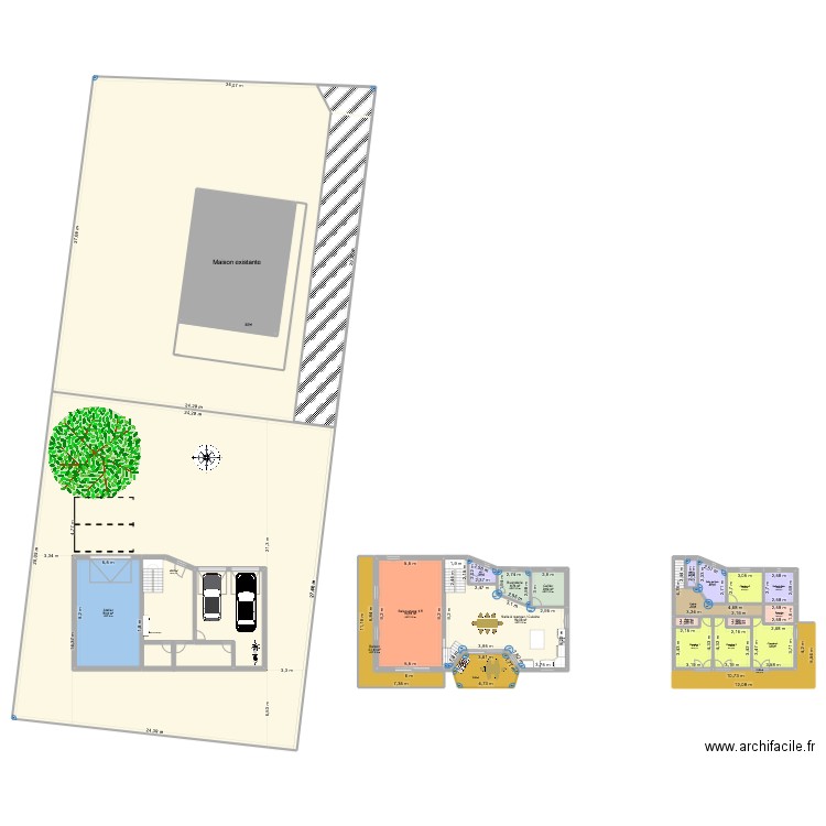 Essert 44B. Plan de 26 pièces et 1906 m2