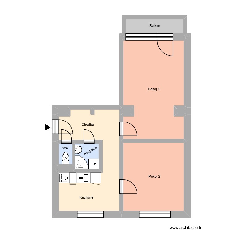 &Scaron;t&iacute;tn&eacute;ho 1114, byt 12. Plan de 0 pièce et 0 m2