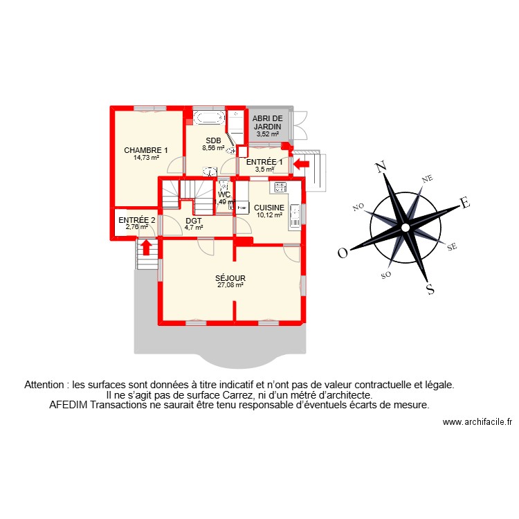 BI 29590. Plan de 39 pièces et 302 m2