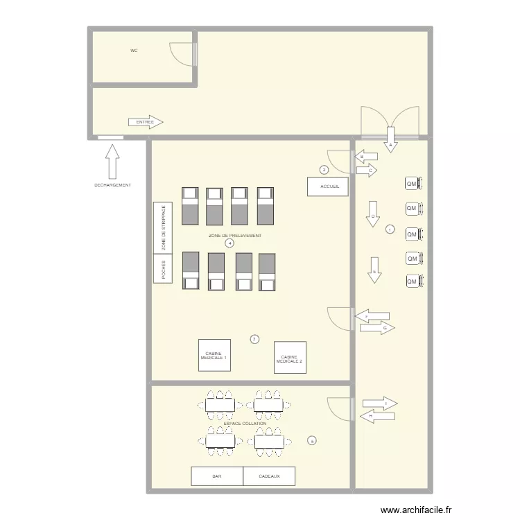 HAUTE ECOLE MONTIGNIES - IESCA. Plan de 