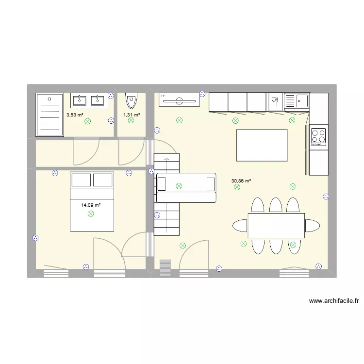 St Lazare - bas. Plan de 