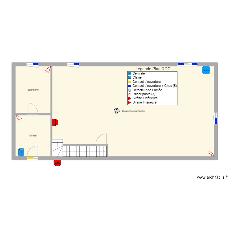 Stéphane REILHAN Domicile RDC. Plan de 0 pièce et 0 m2