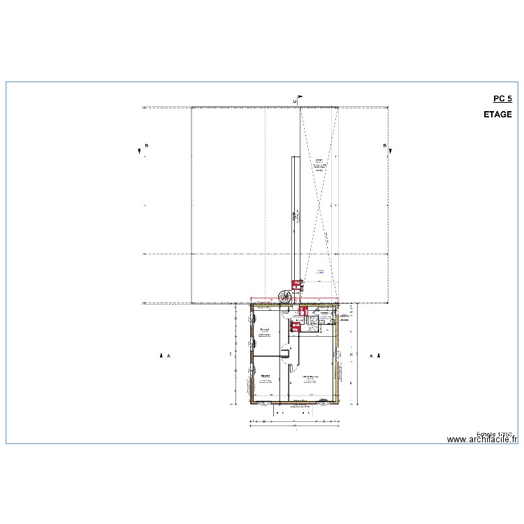 Archi Concept Création Etage. Plan de 0 pièce et 0 m2