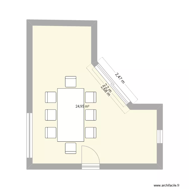 .extention5. Plan de 1 et 25 m² .extention5. Plan de 1 et 25 m²