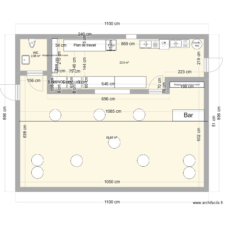 CUISINE PERGFO. Plan de 0 pièce et 0 m2
