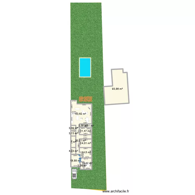 immo3. Plan de 15 et 271 m² immo3. Plan de 15 et 271 m²