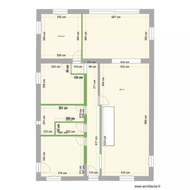 Maison R&eacute;a New. Plan de 0 pièce et 0 m2