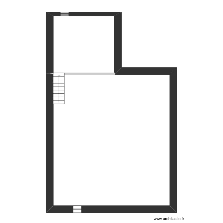 JUTTEAU. Plan de 2  et 196 m²