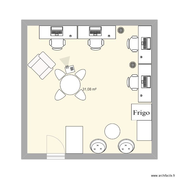 CYBERCAFE. Plan de 0 pièce et 0 m2