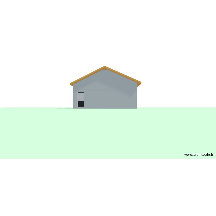 Bâtiment B. Plan de 2 pièces et 176 m2