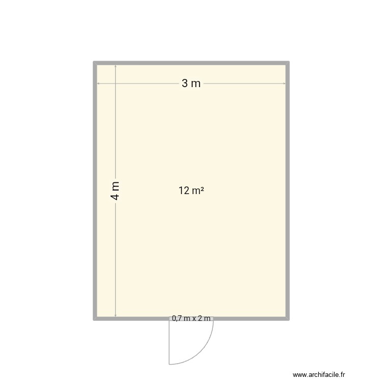 Voli&egrave;re. Plan de 0 pièce et 0 m2