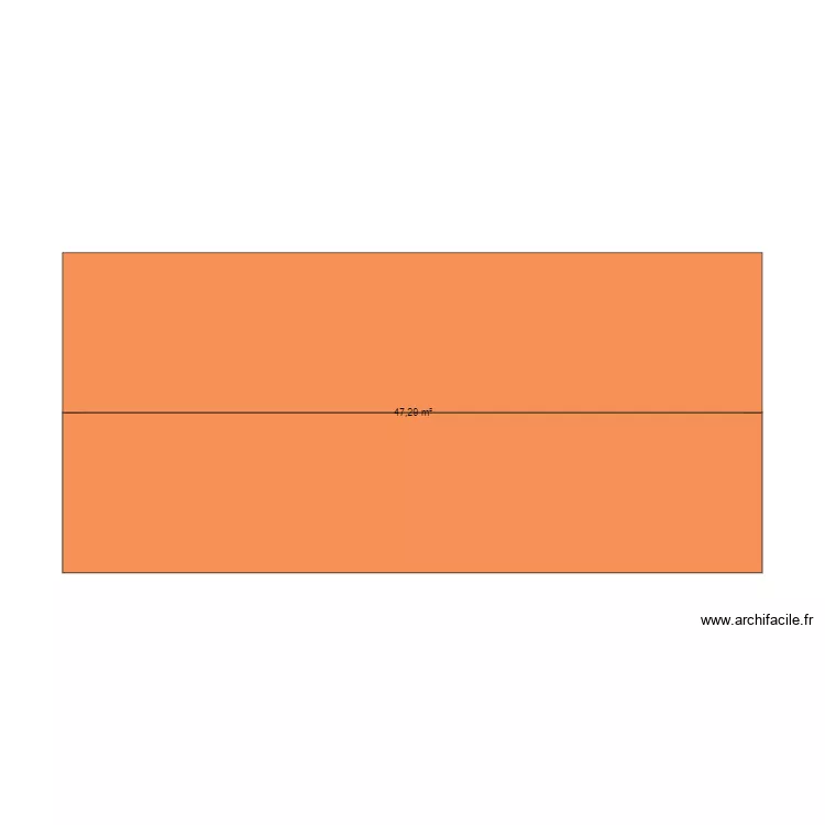 terrasse corpe. Plan de 